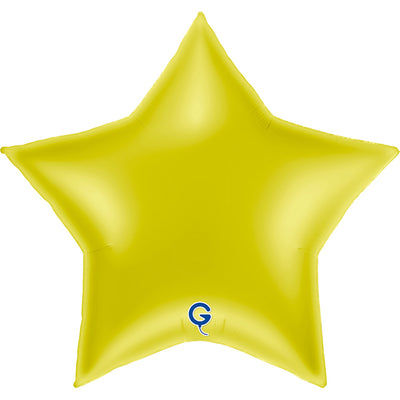 Balon Folie Stea Galbena 91cm