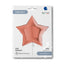 Balon Folie Stea Jumbo Rose Gold 91 cm Grabo