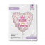 Foil Balloon Heart Baby Princess Glitter 46 cm Grabo
