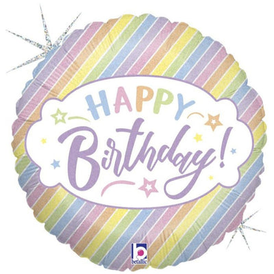 Foil Balloon Round HB Pastel 46 cm Grabo