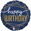 Balon Folie Rotund HB Navy 46 cm Grabo