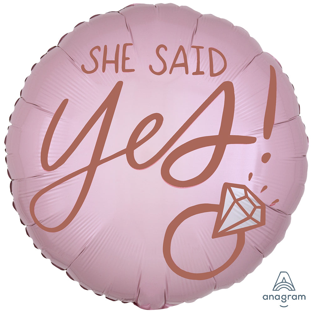 Balon Folie Blush Wedding 43cm ANAGRAM 3971401