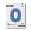 Number 0 Matte Lotus Blue Foil Balloon 102cm
