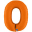 Balon Folie CIFRA 0 Portocaliu 102 cm Grabo