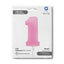 Balon Folie Cifra 1 Mat Sakura Pink 102cm