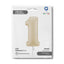 Balon Folie Cifra 1 Satin Cream 102cm