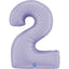 Balon Folie Cifra 2 Lila 102cm