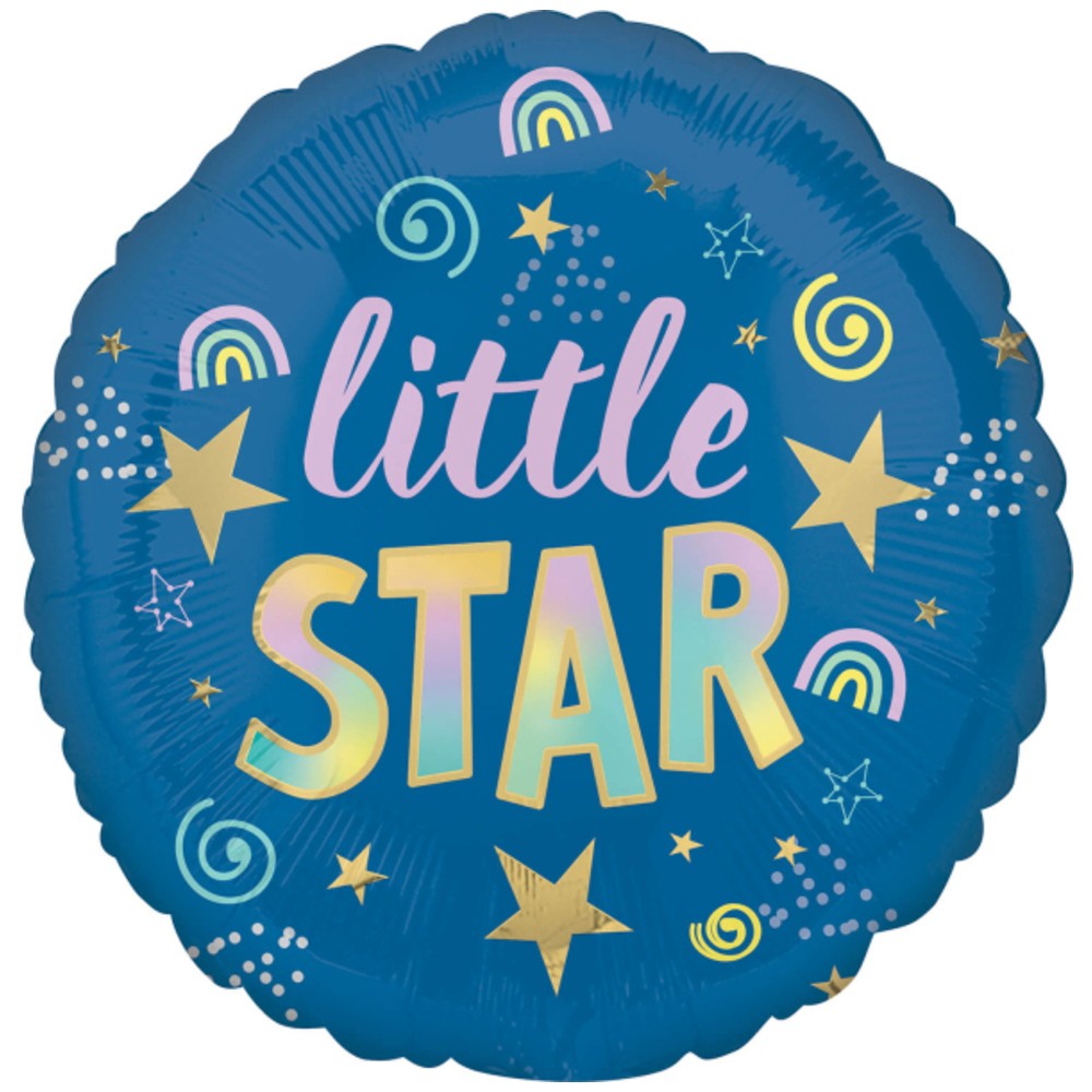 Foil Balloon Sleepy Little Star 43cm AMS 41668
