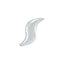 Balon folie Mini figurina Coada Sirena - White Satin Luxe48cm AMS 41845