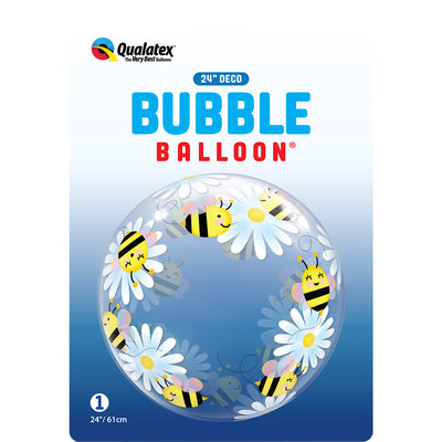Deco Bubble Albinute si Margarete 24inch - 60cm 15733 Qualatex