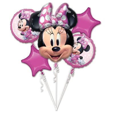 Buchet 5 Baloane Folie Minnie Mouse ANAGRAM 4070601