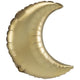 Foil Balloon HALF MOON Gold Satin 66cm AMS 41833