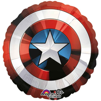 Jumbo Avengers Shield Foil Balloon 71x71cm Amscan 3484101
