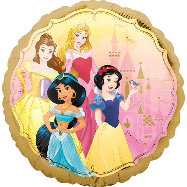 Foil Balloon Round Princesses 43cm Amscan 3986701