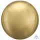 Orbz Jumbo Foil Balloon White Gold 53x53cm ANAGRAM 4491699