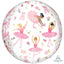Orbz Foil Balloon Happy Birthday Ballerinas 38x40cm ANAGRAM 4785701