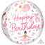 Orbz Foil Balloon Happy Birthday Ballerinas 38x40cm ANAGRAM 4785701
