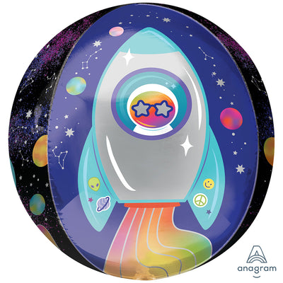 Orbz Outer Space Foil Balloon 38x40cm ANAGRAM 4787201