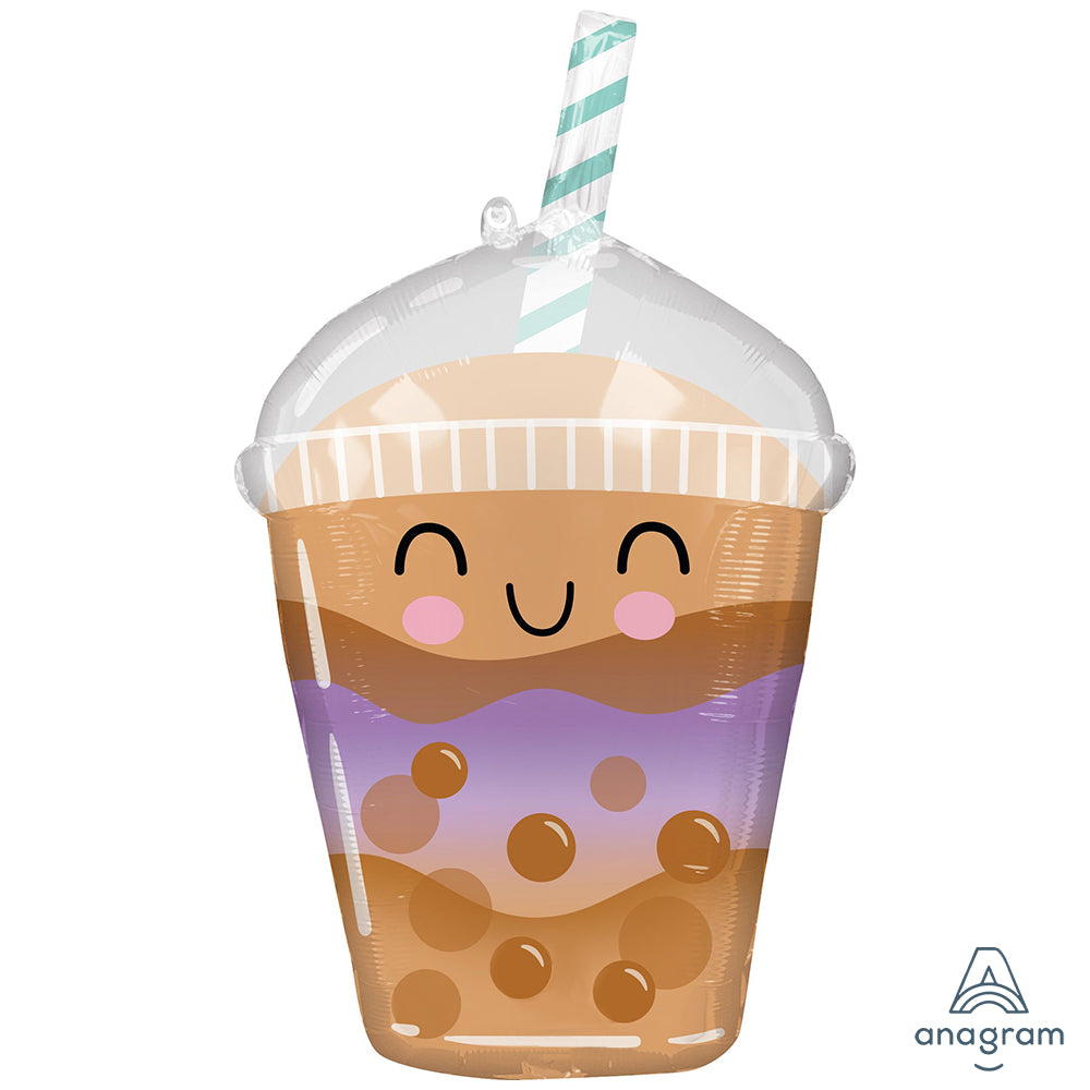 Supershape Boba Tea Foil Balloon 43x73cm ANAGRAM 4791501
