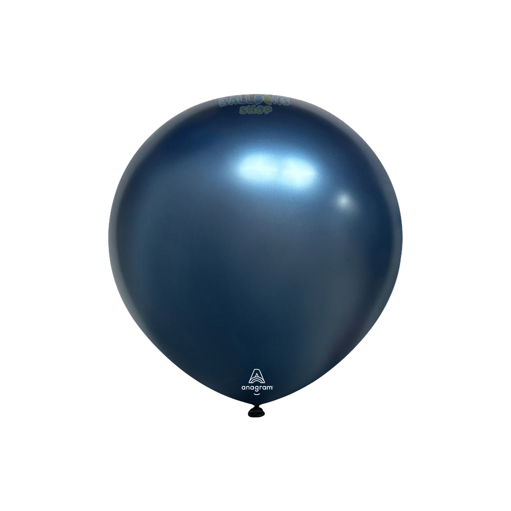 13cm Metallic Navy Flag Blue Latex Balloon ANAGRAM 4815675