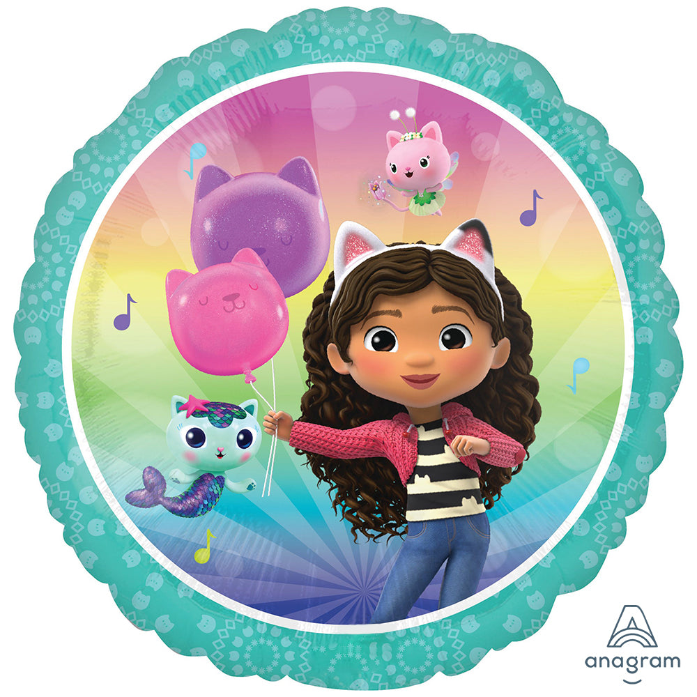 Foil Balloon Round Gabby's Dollhouse 45cm ANAGRAM 4837101