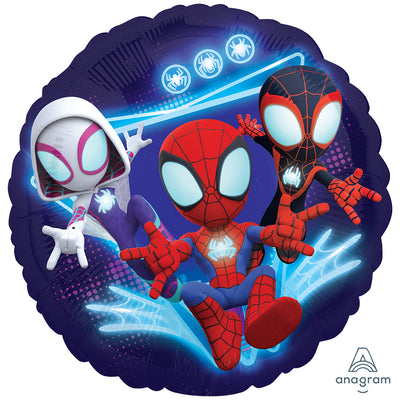 Spidey & His Amazing Friends Round Foil Balloon 45cm ANAGRAM 48416