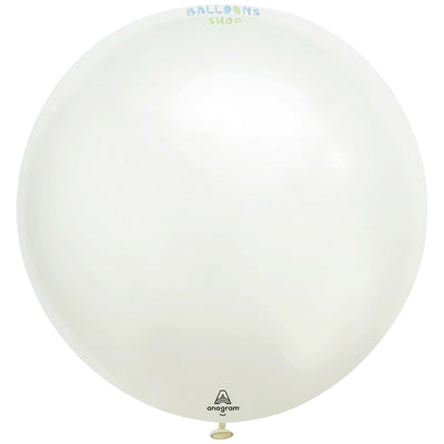Balon Latex Jumbo 60cm Pearl Frosty White ANAGRAM 4879375
