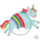 SuperShape Foil Balloon Roly Polies Magic Unicorn 60x73cm ANAGRAM 4893701