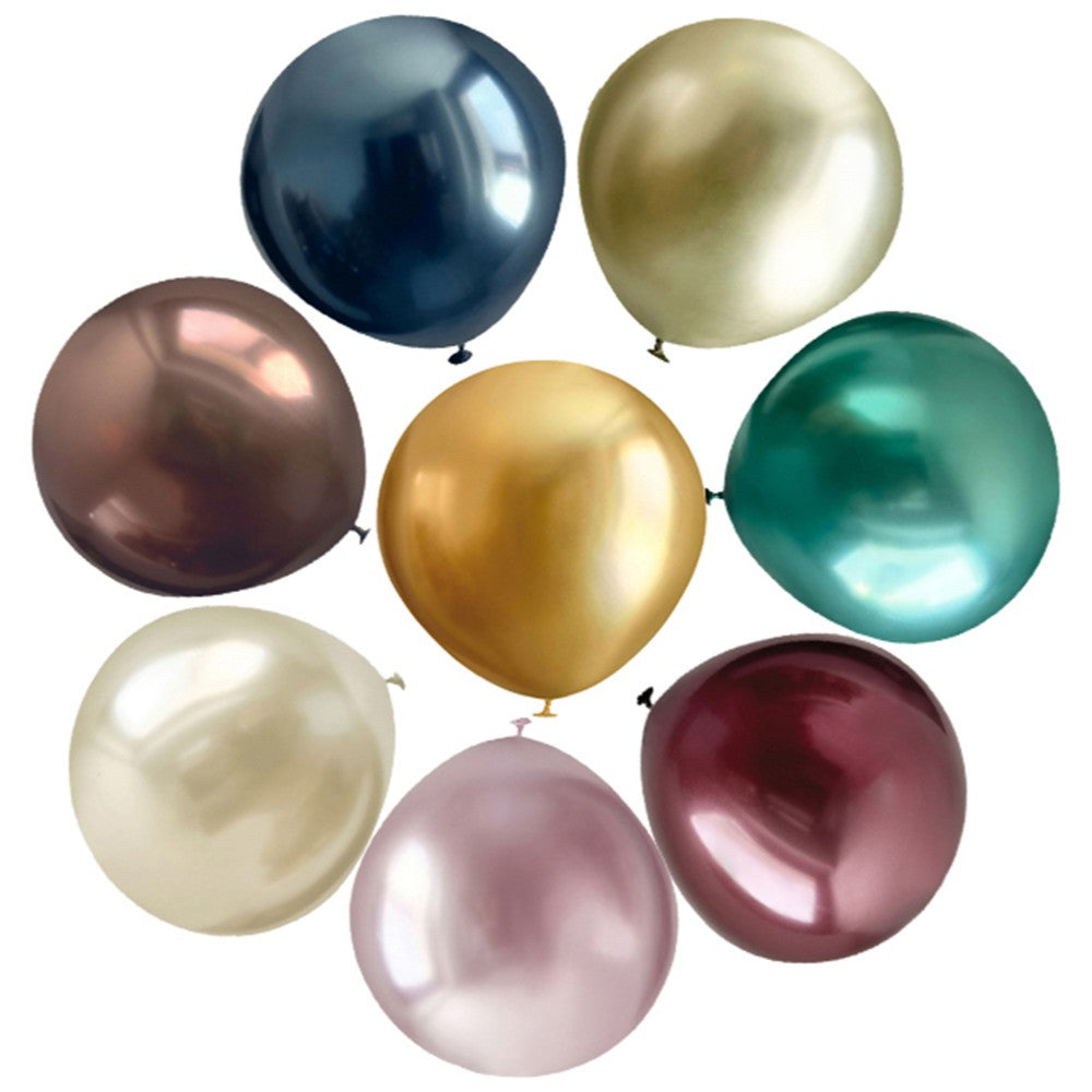 13cm Assorted Mirror Latex Balloons 5000