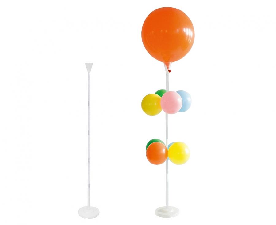 Telescopic balloon stand, max height 165cm