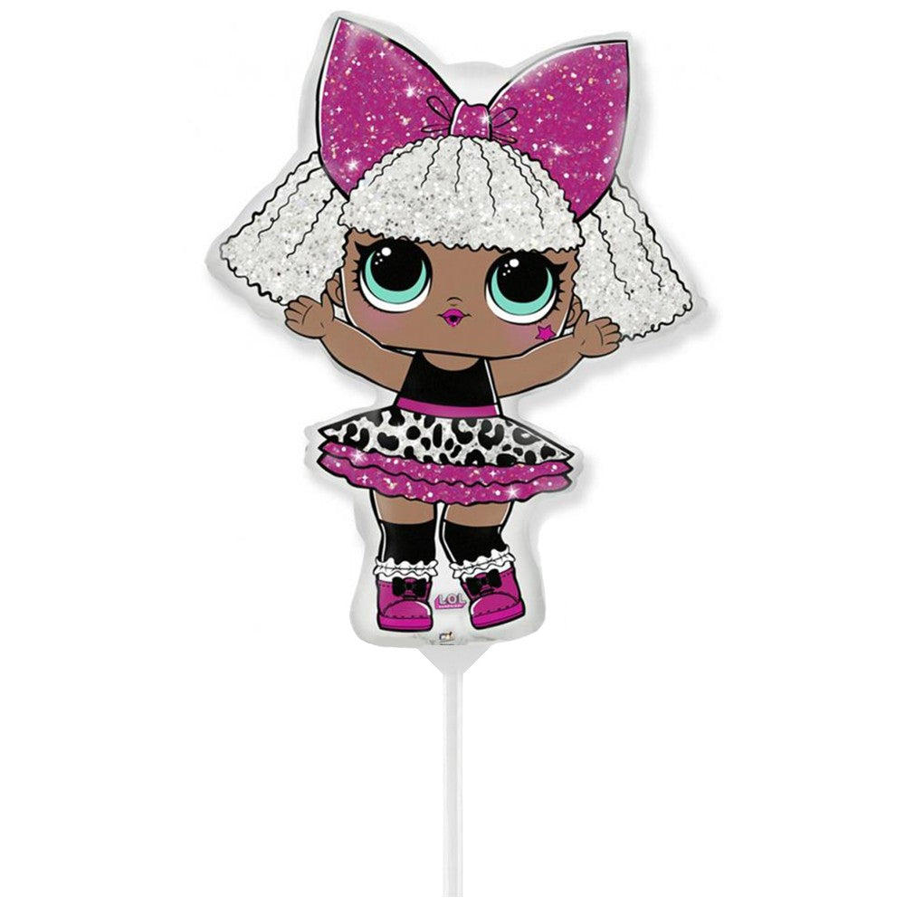 Balon Folie Mini Figurina LOL Diva (AER) 35cm