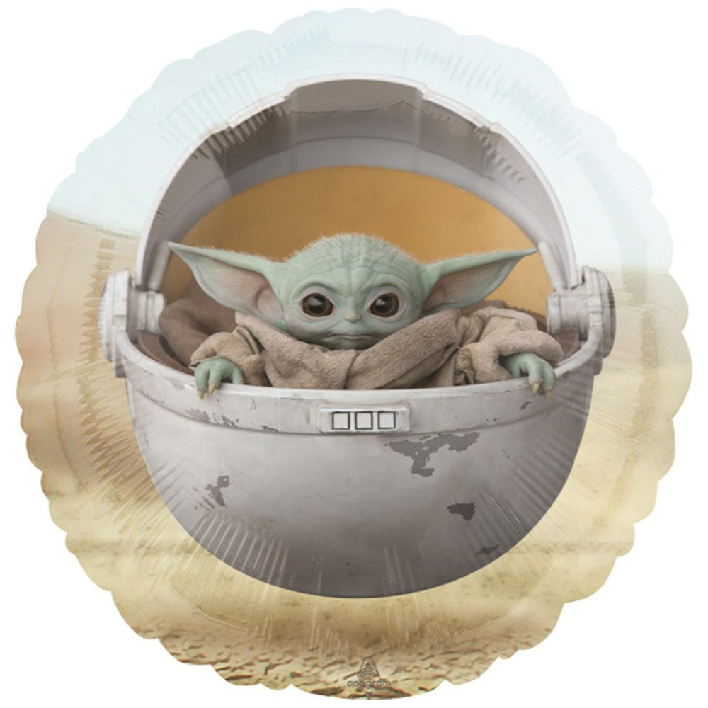 Balon Folie Star Wars Baby Yoda 43cm Amscan 42241