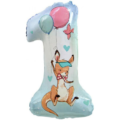 Balon Folie Cifra 1 Cangur 77cm