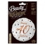 Balon Folie Rotund Happy 40th Birthday Confetti Rose Gold 45cm
