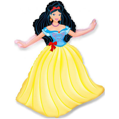 Balon Folie Figurina Alba ca Zapada 60cm