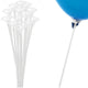 Set of 100 Plastic Balloon Sticks and Cups
