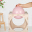 Wooden box for measuring latex balloons