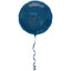 Balon Folie Rotund Happy 40th Elegant Navy 45cm