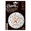 Balon Folie Rotund Happy 30th Birthday Confetti Rose Gold 45cm