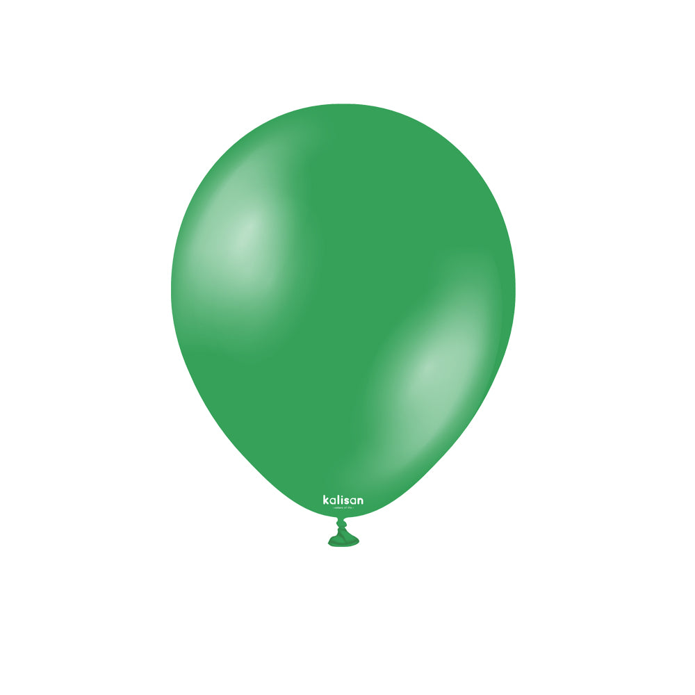 SET 50 Baloane Latex 13cm Green Metalic 7013