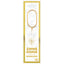 Artificie tort cifra 0 auriu 17cm