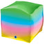 Balon Folie CUB 4D Curcubeu 38 cm Grabo