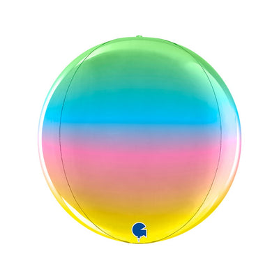 4D Rainbow Sphere Foil Balloon 29 cm Grabo