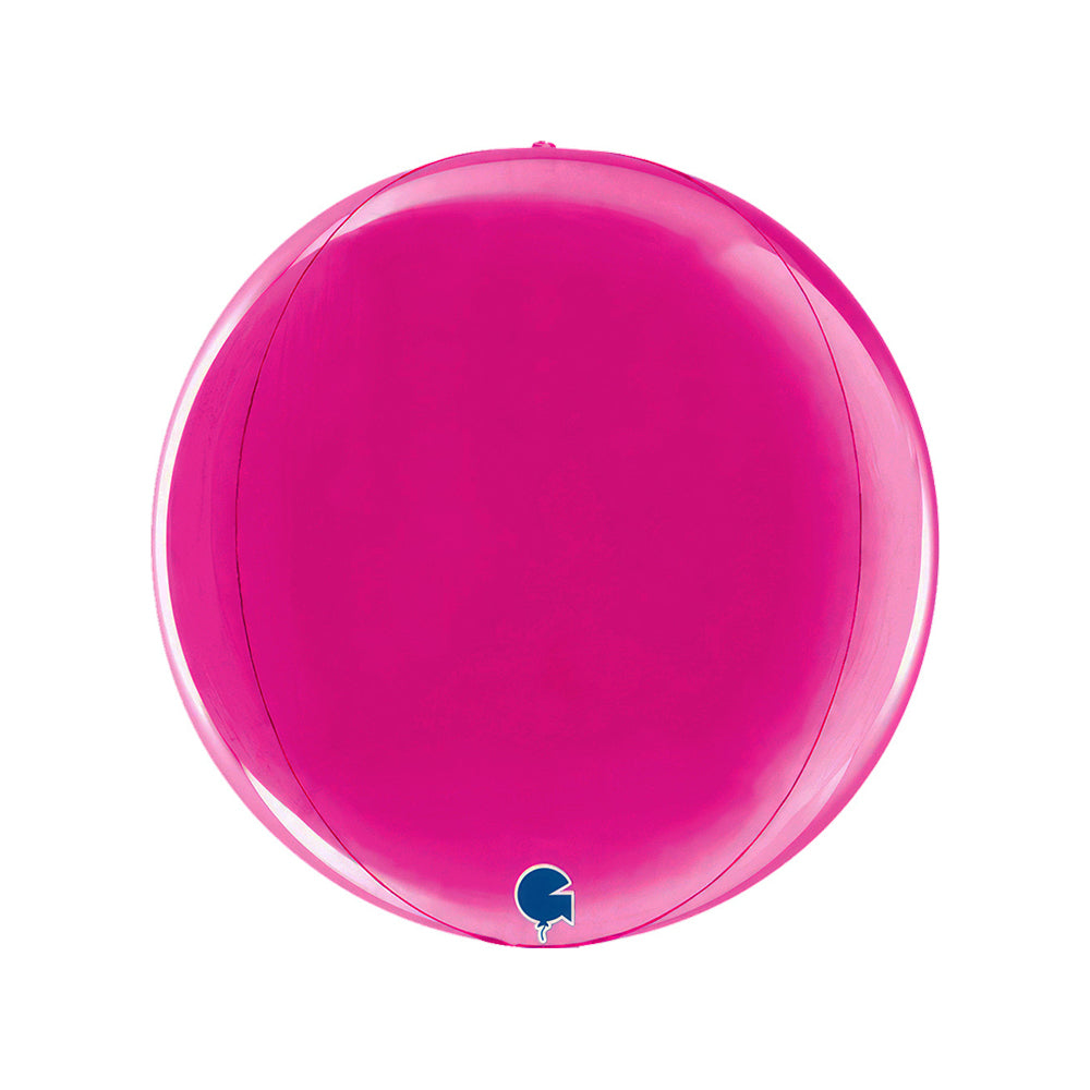 Fuchsia 4D Sphere Foil Balloon 29 cm Grabo