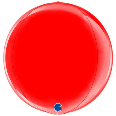 Grabo 38 cm Red 4D Sphere Foil Balloon