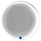 Silver 4D Sphere Foil Balloon 38 cm Grabo