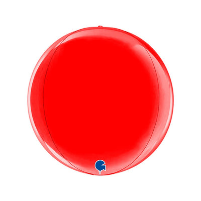 Grabo 29cm Red 4D Sphere Foil Balloon