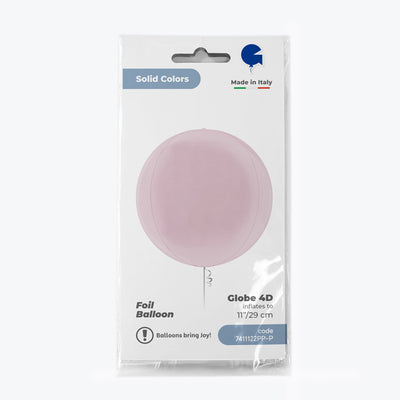 Grabo 29cm Pink 4D Sphere Foil Balloon
