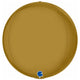 Grabo 38cm Satin Gold 4D Sphere Foil Balloon