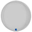 Foil Balloon Sphere 4D White Satin 38 cm Grabo